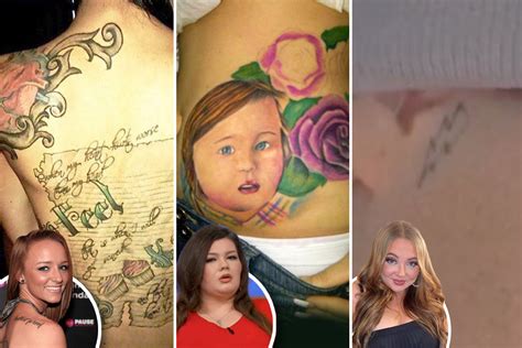 amber portwood tattoo|Teen Mom Tattoos: 16 Pics of The Teen Mom Casts。